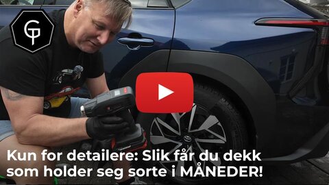 Kun for detailere: Slik får du dekk som holder seg sorte i MÅNEDER!