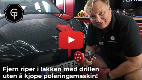 Fjern riper i lakken med drillen – uten å kjøpe poleringsmaskin!