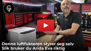 Denne luftfukteren styrer seg selv – slik bruker du Arida Eva riktig