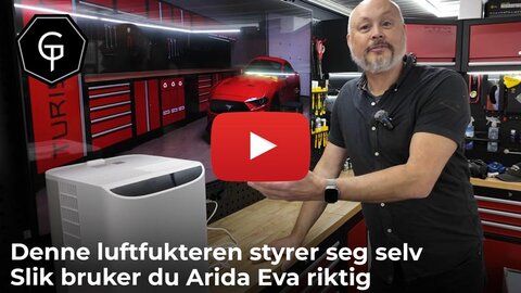 Denne luftfukteren styrer seg selv – slik bruker du Arida Eva riktig