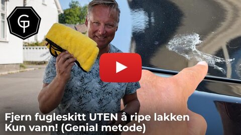  Fjern fugleskitt UTEN å ripe lakken – Kun vann! (Genial metode)