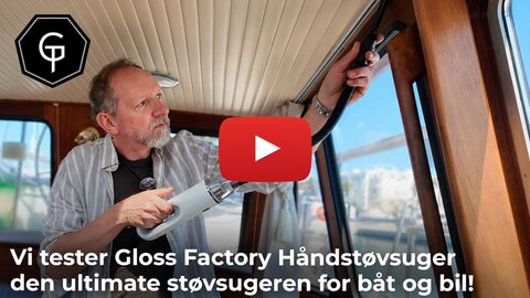 Vi tester Gloss Factory Håndstøvsuger – den ultimate støvsugeren for båt og bil!