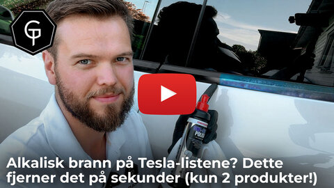  Alkalisk brann på Tesla-listene? Dette fjerner det på sekunder 😱 (kun 2 produkter!)