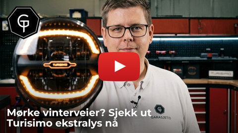 Mørke vinterveier? Sjekk ut Turisimo ekstralys nå