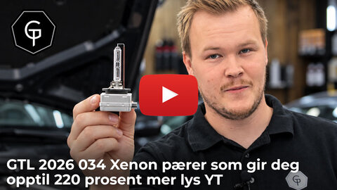  GTL 2026 034 Xenon pærer som gir deg opptil 220 prosent mer lys YT