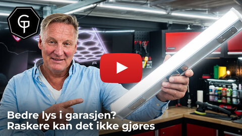  Bedre lys i garasjen? Raskere kan det ikke gjøres