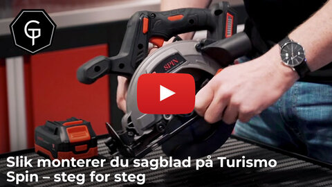  Slik monterer du sagblad på Turismo Spin – steg for steg (viktig tips om links gjenge!)