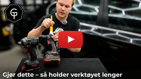  Gjør dette – så holder verktøyet lenger