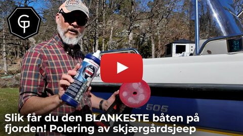 Slik får du den BLANKESTE båten på fjorden! 🚤 Polering av skjærgårdsjeep i Kragerø