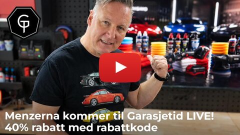 Menzerna kommer til Garasjetid LIVE! 40% rabatt 