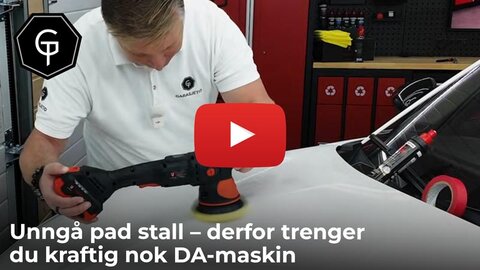 Unngå pad stall – derfor trenger du kraftig nok DA-maskin 