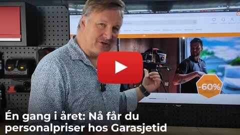 Én gang i året: Nå får du personalpriser hos Garasjetid