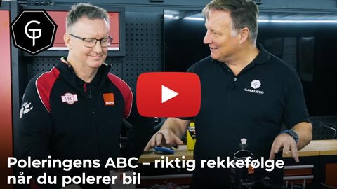 Poleringens ABC – riktig rekkefølge når du polerer bil 