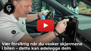 Vær forsiktig når du vasker skjermene i bilen – dette kan ødelegge dem