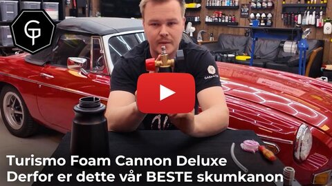 Turismo Foam Cannon Deluxe – Derfor er dette vår BESTE skumkan