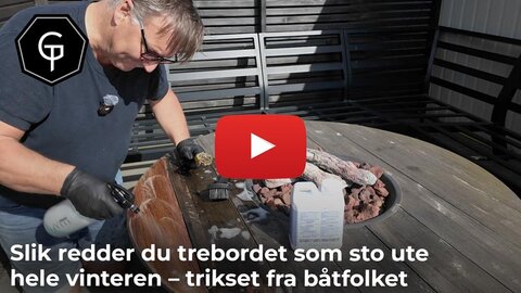 Slik redder du trebordet som sto ute hele vinteren – trikset fra båtfolket (Owatrol)