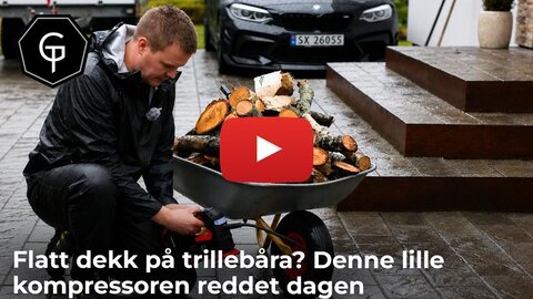 Flatt dekk på trillebåra? Denne lille kompressoren reddet dagen! 🔧 | Turisimo Air
