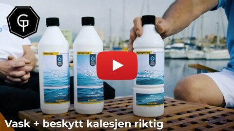 Vask + beskytt kalesjen riktig