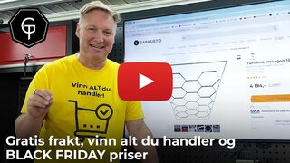 Gratis frakt, vinn alt du handler og BLACK FRIDAY priser