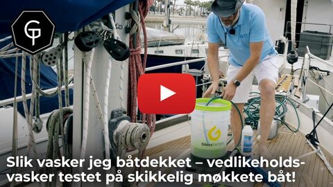 Slik vasker jeg båtdekket – vedlikeholdsvasker testet på skikkelig møkkete båt!