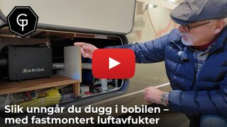 Slik unngår du dugg i bobilen – med fastmontert luftavfukter