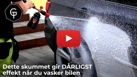 Dette skummet gir DÅRLIGST effekt når du vasker bilen