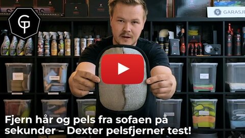 Fjern hår og pels fra sofaen på sekunder – Dexter pelsfjerner test!