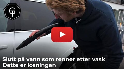 Slutt på vann som renner etter vask – dette er løsningen