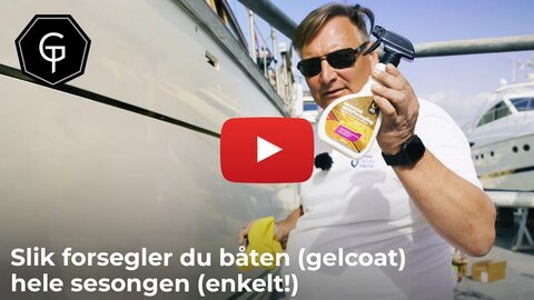 Slik forsegler du båten (gelcoat) hele sesongen (enkelt!)