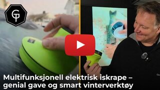 Multifunksjonell elektrisk iskrape – genial gave og smart vinterverktøy
