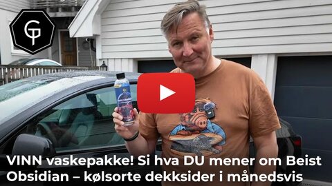 VINN vaskepakke! Si hva DU mener om Beist Obsidian – kølsorte dekksider i månedsvis