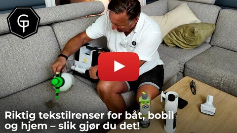 Riktig tekstilrenser for båt, bobil og hjem – slik gjør du det!