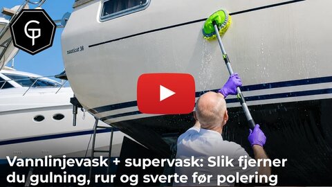  Vannlinjevask + supervask: Slik fjerner du gulning, rur og sverte før polering