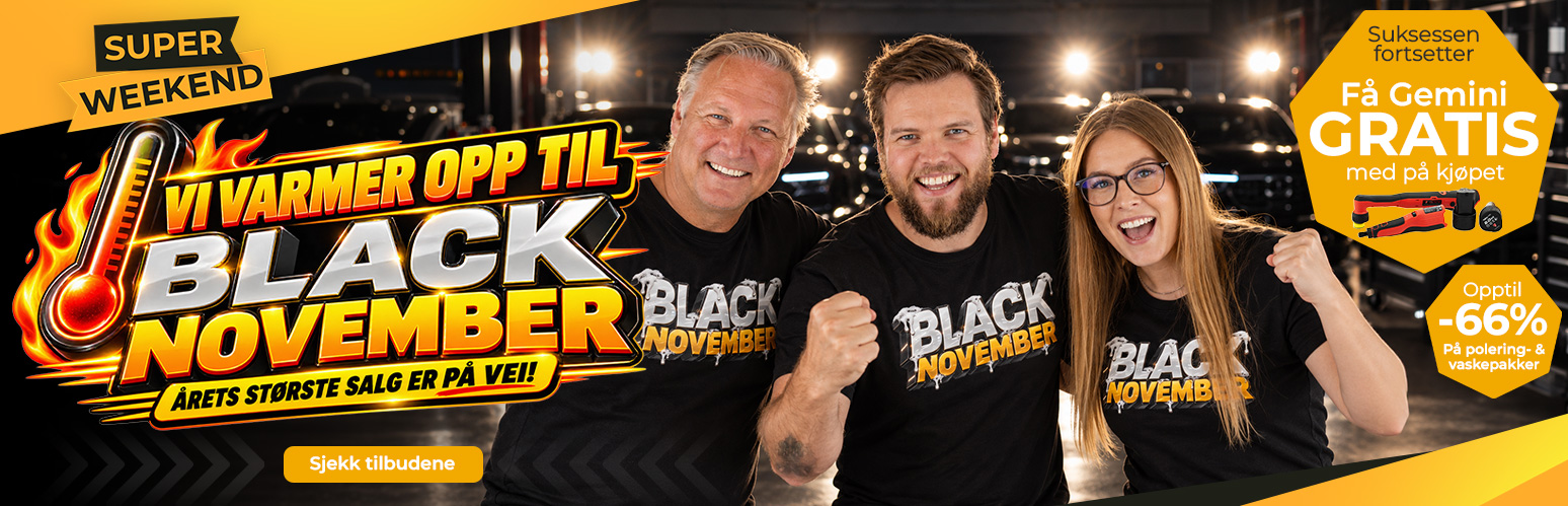 Super Weekend - Begrenset parti med vaske og poleringspakker til elleville rabatter