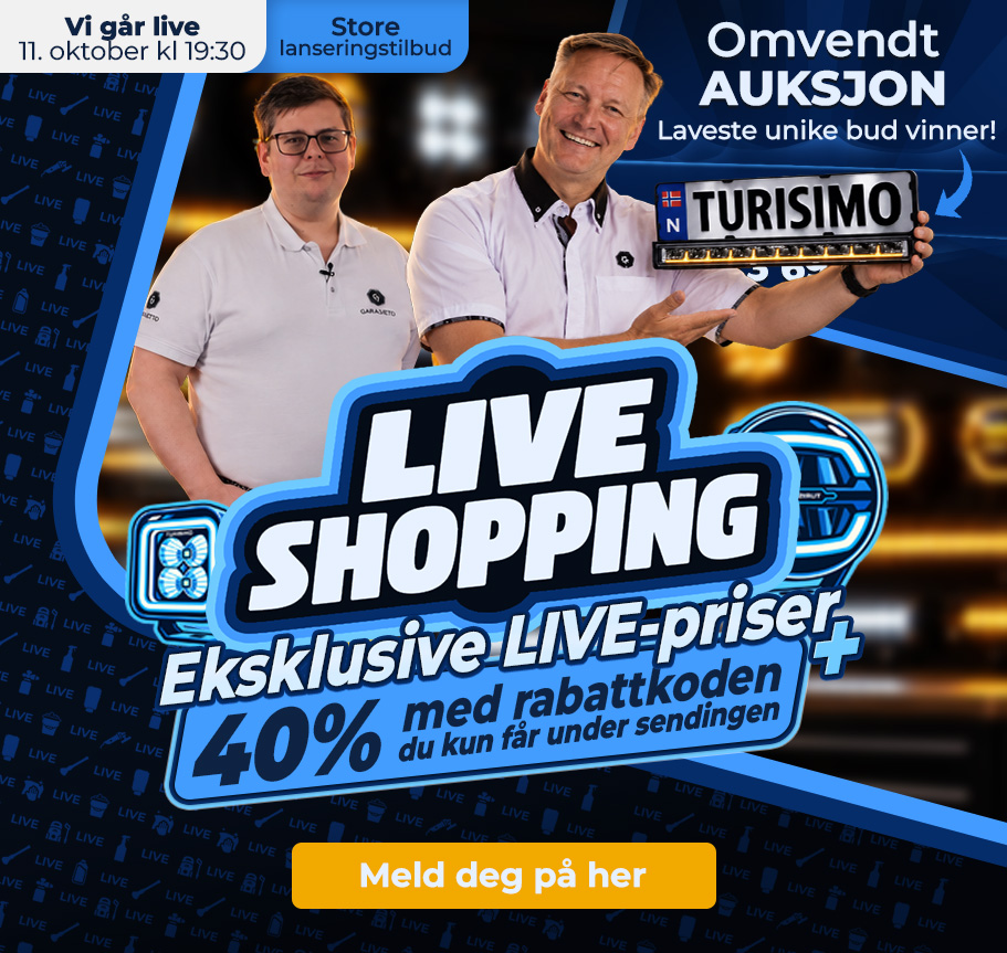 Liveshopping om Ekstralys - Få eksklusiv rabattkode direkte under sendingen